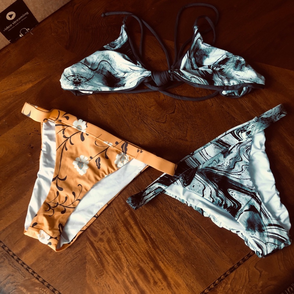 3 piece mix match bikini